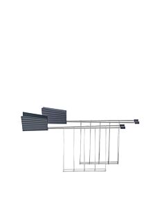 Alessi - Set of Two Toaster Racks - Grey